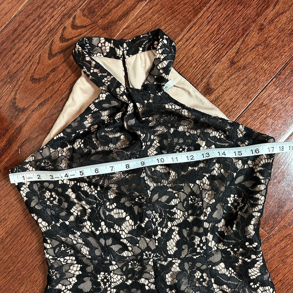 Julia Jordan Elegant Black Lace Jumpsuit - Picture 13 of 16